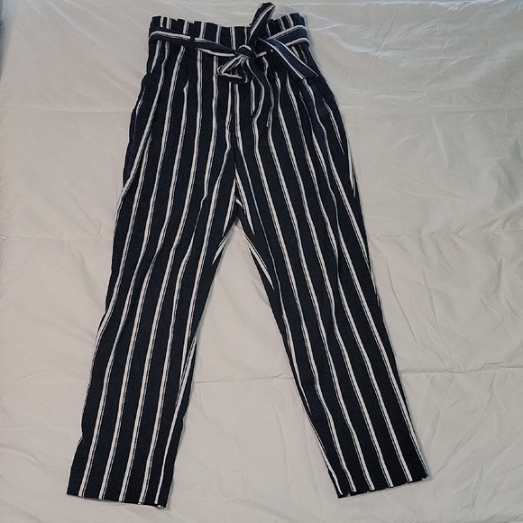 H&M Stripped Pants Size 4 - Picture 1 of 4